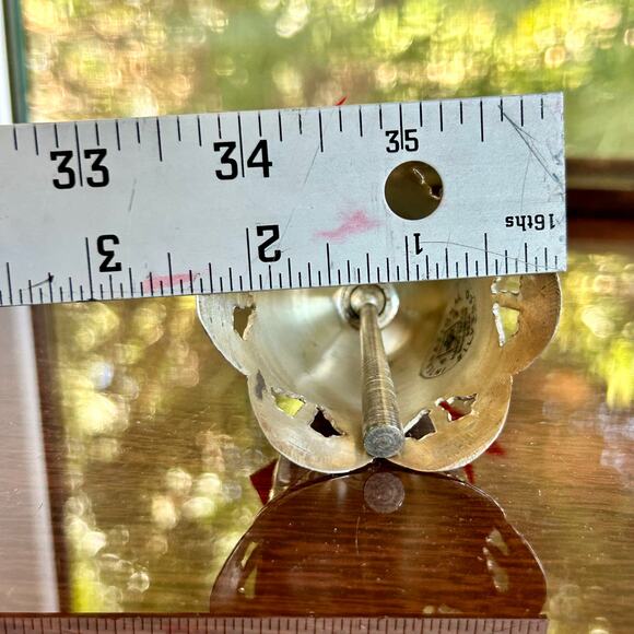 Vintage 1998 International Silver Co. Christmas Bell Ornament – Silver-Plated - Picture 8 of 9